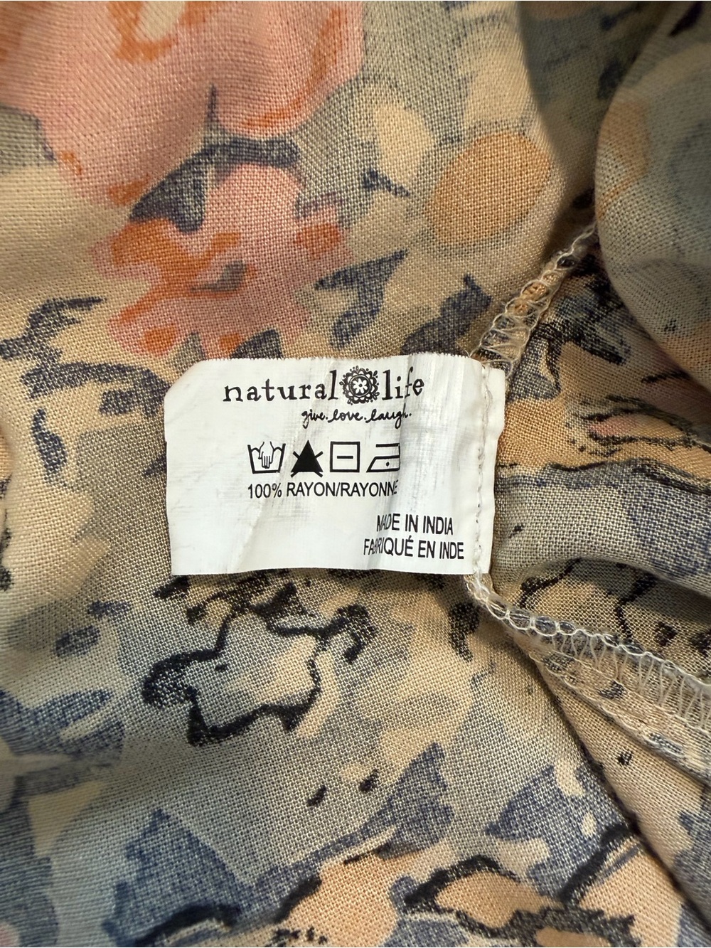 Natural Life Babydoll Floral Dress Size XL - Picture 5 of 7